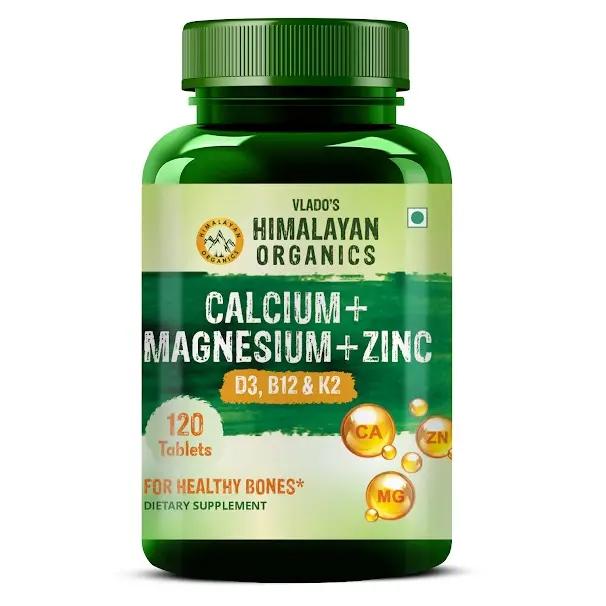 Vlado's Himalayan Organics Calcium Magnesium Zinc Vitamin D3 & B12