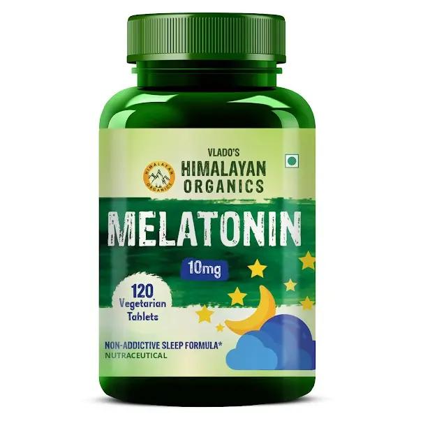 Vlado's Himalayan Organics Melatonin 10Mg (Healthy Sleep Cycle) - 120 Tablets