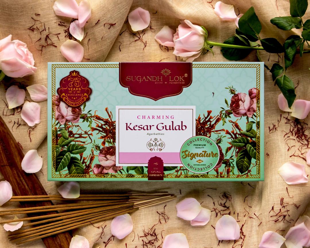 Signature Collection Kesar Gulab Premium Agarbathies