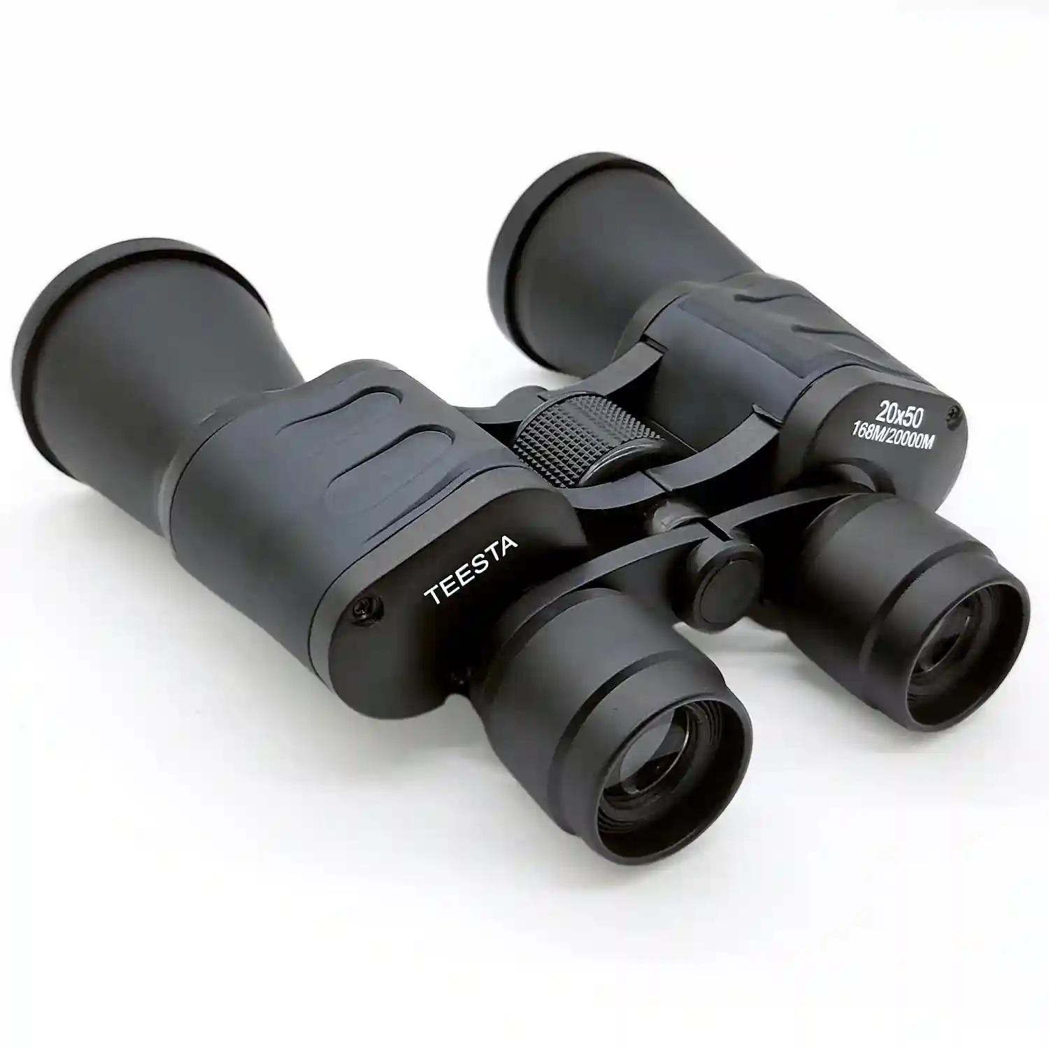 Professional Telescope Binocular for Birdwatching, Sightseeing,Trekking and Camping | Zoom 20x50 | Range 168m/20000m HD Vision Adults Binoculars Long Distance with Pouch (Black, 1 Piece)