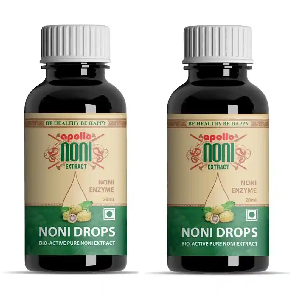 Apollo Noni Enzyme Drops Extract, Bio Active - Double Boost Your Immune, Contain Antioxidant Properties