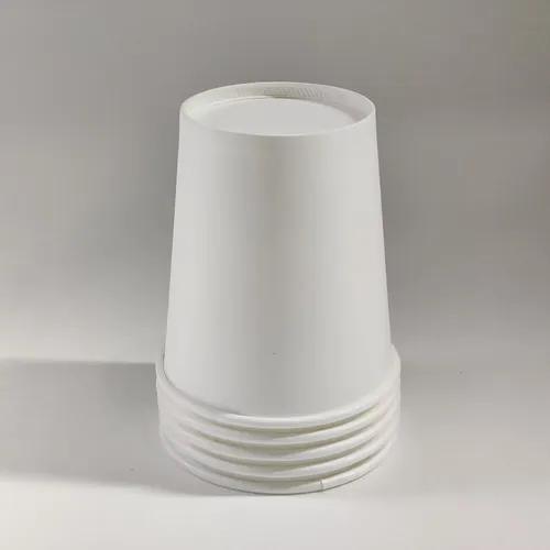 PARICOTT 200ml plain / Unprinted Disposable Party Paper Cups for Hot & Cold Beverages 7Oz