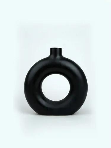 Donut Vase - Black