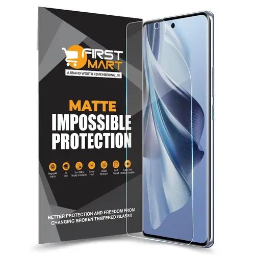 FIRST MART Screen Protector for Oppo Reno 10 5G | Matte 4 Layer Nanofiber Unbreakable Membrane Protection, Case Friendly Full Edge to Edge Screen Coverage & Installation Kit