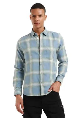 Banana Club Melange Blue Bonnet Check Shirt