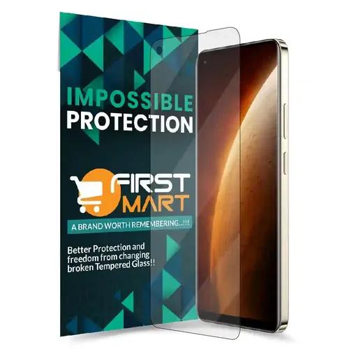 FIRST MART Screen Protector for Realme Narzo 60 5G - Impossible Fiber Case Friendly Screen Protection & Installation Kit (Crystal Clear)