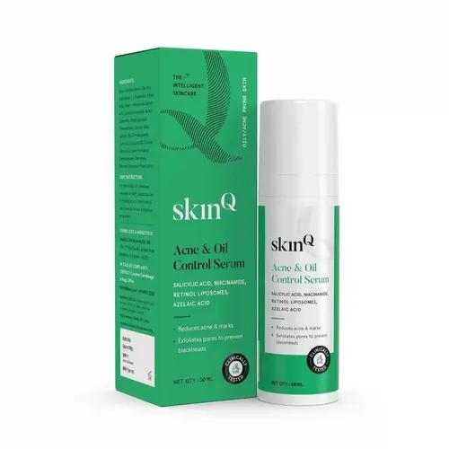 SkinQ Oil & Acne Control Elixir 30ml with Niacinamide, Salicylic Acid & Retinol Liposomes | Reduces Scars, Unclogs Pores & Controls Excess Oil for All Skin Types | Suitable for Men & Women