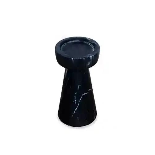 CASA Decor Tapered Design Black Marble Candle Stand