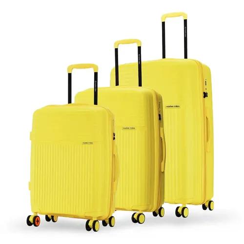 Nasher Miles Krabi Expander and TSA Lock Hard-Sided Polypropylene Luggage Set of 3 Trolley Bags (55, 65 & 75 cm)