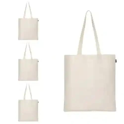 Eco Right Tote Bag for Women Plain Reusable 100% Cotton Eco-Friendly Foldable Shopping Bag for Grocery