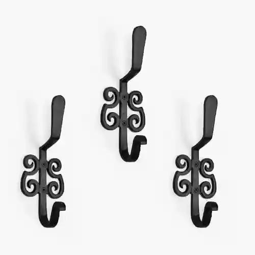 CASA DECOR Metal Eclectic Ensemble Wall Hook Set Wall Hangers Hangings Cloth Hanger Door Hanger Robe Hooks Antique Hooks Key Holder for Office Wall