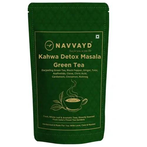 NAVVAYD Detox Kahwa Masala Green Tea, 15 Tea Bags