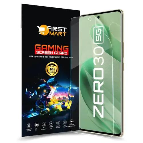 FIRST MART Screen Protector for Infinix Zero 30 5G - Nanofiber Unbreakable Membrane Case Friendly Full Edge to Edge Screen Coverage & Installation Kit (Gaming Clear)