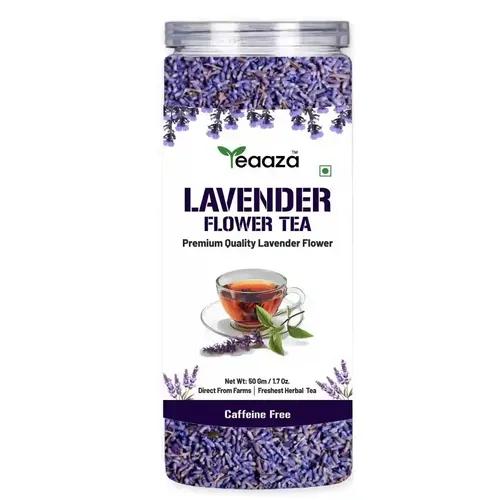 Teaaza Organic Tea Calming Flower Tea for Relaxation and Wellness Support Promotes Good Sleep, Stress Relief | Improves Immunity | Soothing Tea for Relaxation | For Glowing Skin | Flower Based - Vegan - GMO-Free - Caffeine-Free Tea- 100% Natural