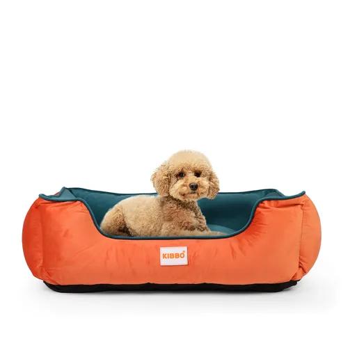 KIBBO Ultra Soft Premium Luxury Dog Bed |100% Polyfill Cotton, Washable Cover, Anti Slip Base