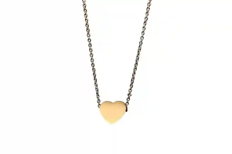 Simple & Elegant Heart Shaped Gold Plated Neckpiece