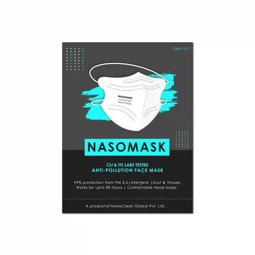 NANOCLEAN N95 Face Mask for Men Women Adults Anti Pollution Nasomask with Protective soft and comfortable 5 layer filtration Face Mask with headloop