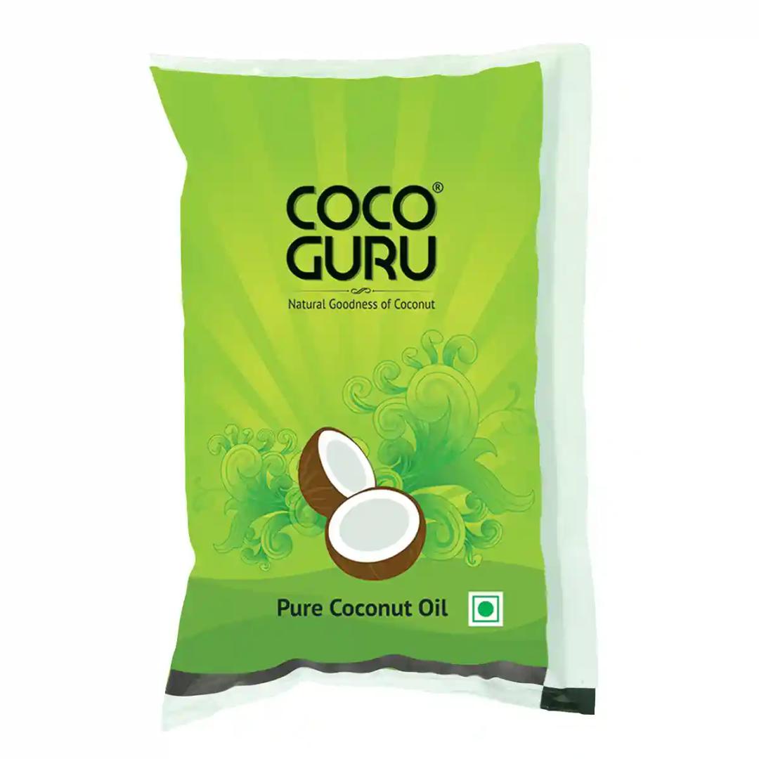 Cocoguru Roasted Coconut Oil - Pouch 1 Litre