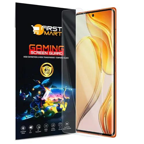 FIRST MART Screen Protector for Tecno Phantom X2 Pro 5G - Nanofiber Unbreakable Membrane Case Friendly Full Edge to Edge Screen Coverage & Installation Kit (Gaming Clear)