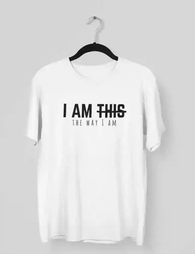 I AM the way I AM - Unisex Oversized White T-Shirt - S