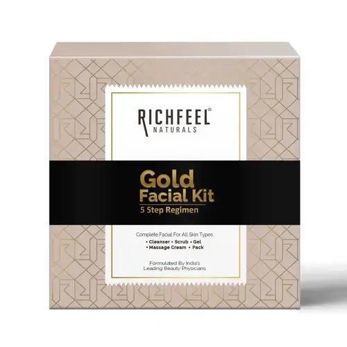 Richfeel Gold Facial Kit 5x6 G Pack of 1