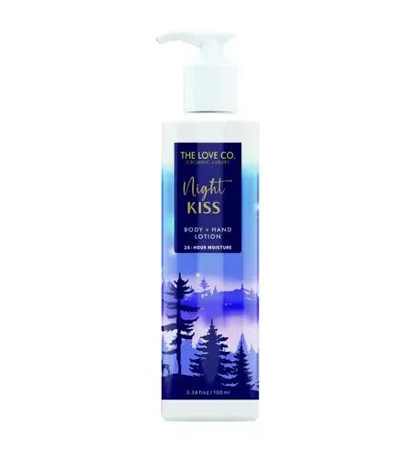 THE LOVE CO. Night Kiss Hand & Body Lotion Daily Skin Moisture For Men and Women - 100Ml