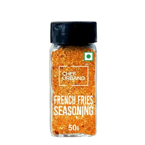 Chef Urbano French Fries Seasoning Sprinkler 50g | Instant Spice Mix for French Fries, Pizza, Pasta, Chips, Popcorn Masala Seasonings, Spicy African Piri Piri Seasoning Powder | All Purpose Seasoning | Premium Herbs and Spices