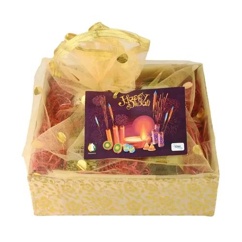 MATRATVA Diwali Gift Box With Pumpkin Seeds 100gm/Dates Dry Fruit Barfi 100gm Amla Candy Chatpati 100gm Roasted Moong Jor 100gm