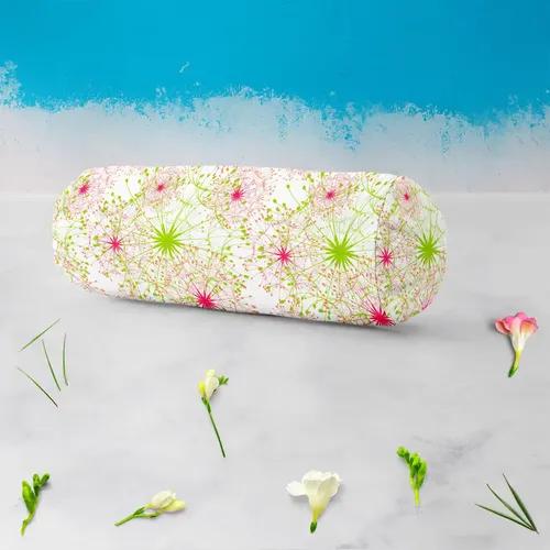 ArtzFolio Dandelion | Bolster Cover Booster Cases | Zipper Opening | Velvet Fabric | 16" Width x 6" Diameter; Set of 2 pcs