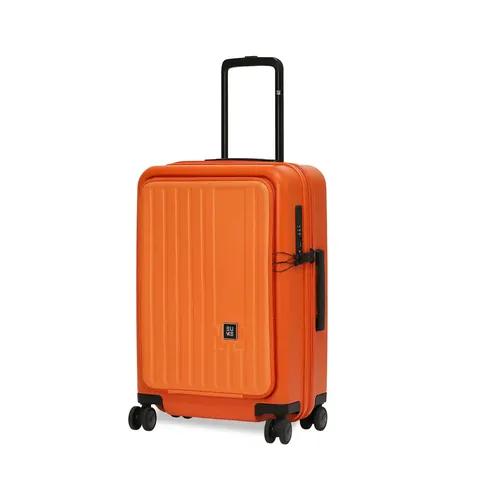 EUME Cabin Pro, Cabin Luggage 57 Cms| Polycarbonate (Pc) , Rustic Orange