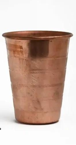 ALODIE- Copper Tamba Glass - Traditional Copper Glass for Drinking Water and Serving Purpose - Copper Tumblers