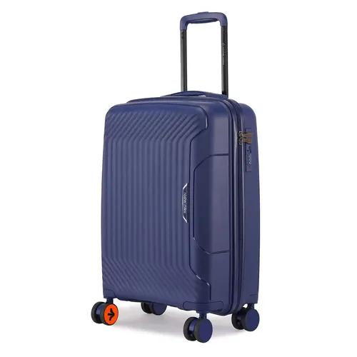 Nasher Miles Coorg Hard-Sided Polypropylene Cabin Luggage Navy Blue 20 inch |55cm Trolley Bag | Suitcase