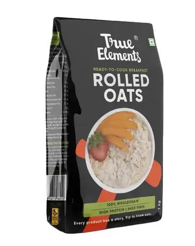 True Elements Rolled Oats 1 kg - Breakfast Cereal