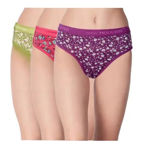 Super Printed Hipster Panty Pack of 3 - Small