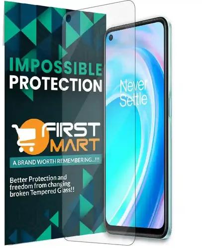 FIRST MART Tempered Glass For Oneplus Nord CE 2 Lite | Crystal Clear Screen Protector Full Flat Screen Coverage for Oneplus Nord CE 2 Lite with Easy Installation Kit