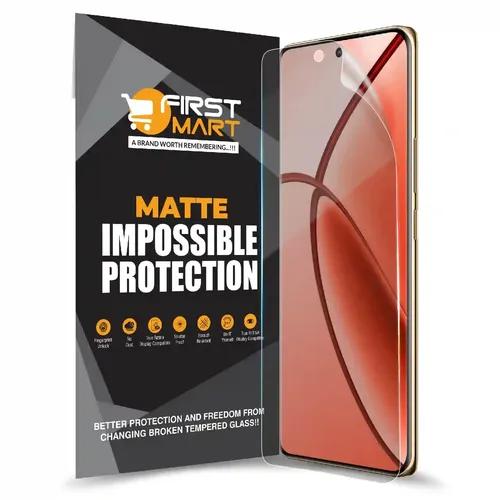 FIRST MART Screen Protector for Realme P1 Pro 5G Nano Fiber Unbreakable Membrane Case Friendly Full Edge to Edge Screen Coverage & Installation Kit (Matte)